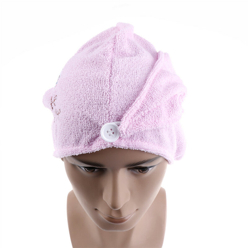 Головной убор полотенце для ванны из микрофибры головной убор для сушки волос Быстросохнущий головной убор женский инструмент для ванны