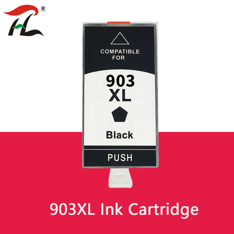 Tinta compatível de ylc para hp 903 903xl 907xl cartucho de tinta para officejet pro 6950/6960/6961/6970/6971 impressora all-in-one para europa