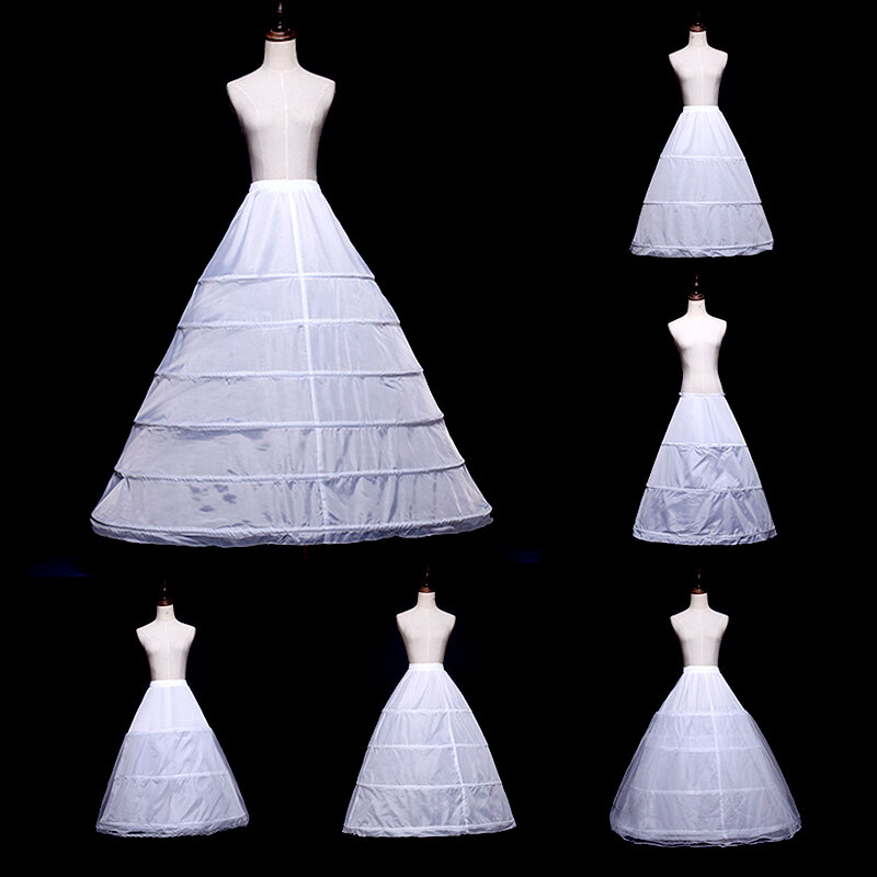 Jupe de soutien moelleuse pour robe de mariée, doublure intérieure, boucles en fil à billes, accessoires élastiques