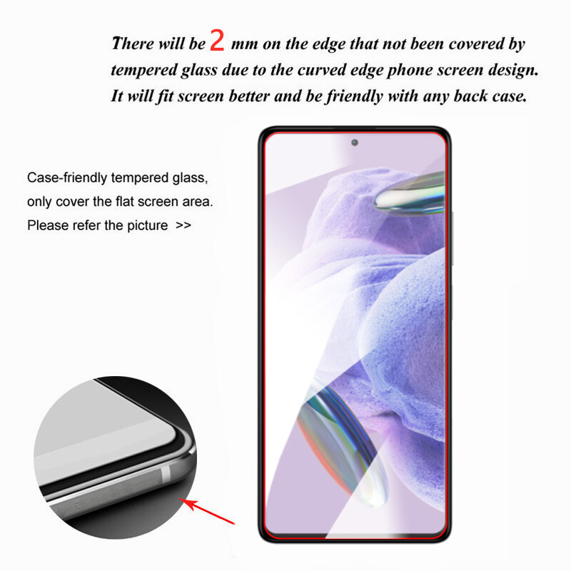สำหรับ Xiaomi redmi Note 12 Pro + Plus 5G Global Glass redmi Note 12 Pro กระจกเทมเปอร์ใส HD ป้องกันหน้าจอโน๊ต12