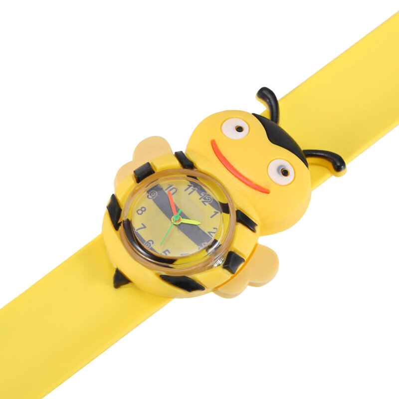 어린이 디지털 시계 귀여운 만화 꿀벌 시계, 캐주얼 손목시계 선물