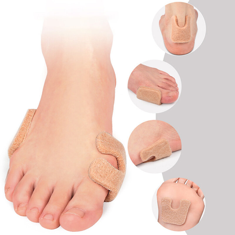 Coussin de pied en mousse auto-adhésive, 6 pièces, en feutre, callosités, métatarsien, soulagement de la douleur, empêche les callosités de frotter, Support pour les pieds