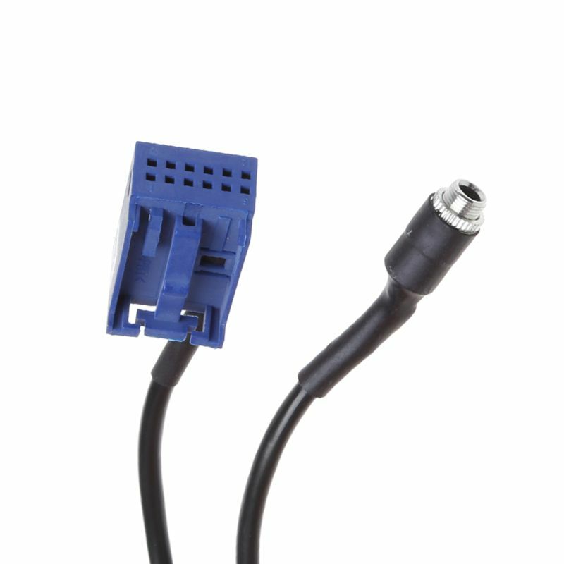 Adapter kabla Aux o W203 przewód wejściowy wtyczką żeńską do radioodtwarzacza Dropship