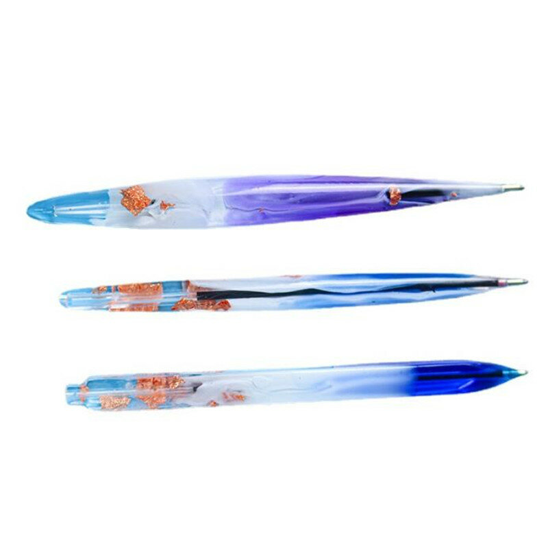 Handgemaakte Pen Siliconen Mal Diy Epoxy Hars Penhouder Hars Gieten Mal Handleiding Transparante Pen Houder Maken Pak