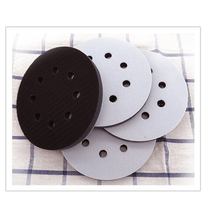 125mm Protective Pads 5 Inch 8 Holes Soft Interface Sanding Polishing Disc Protective Pad Backing Pad Sander Outils Abrasifs
