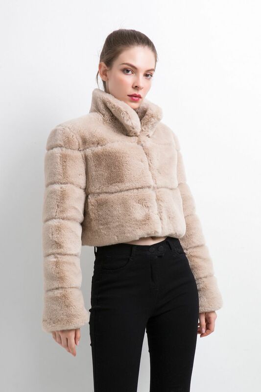 Пальто из искусственного меха, эко-меховое пальто для женщин, пальто из искусственного меха, пушистые куртки для женщин