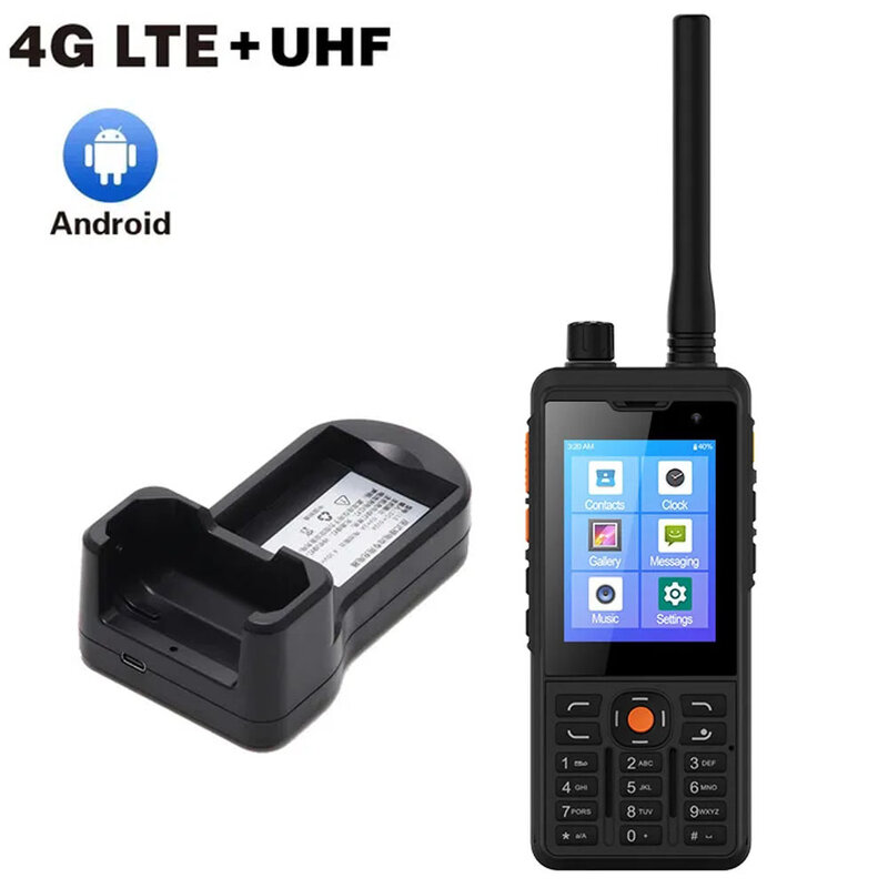 Odblokowany ANYSECU P5 4G Radio sieciowe Android 9.0 WIFI GPS telefon komórkowy UHF analogowe Walkie Talkie praca z REAL-PTT ZELLO