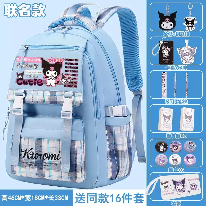 Sanrio New Clow M Student Schult asche Cartoon große Kapazität leichte Wirbelsäulen schutz Kinder Rucksack