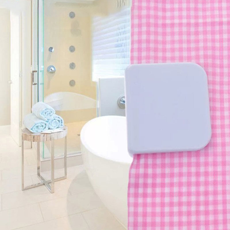 シャワーカーテンリングクリップ,スプラッシュガードとウォータードロップ付きシャワー用品,高品質,バスルーム用品,2個