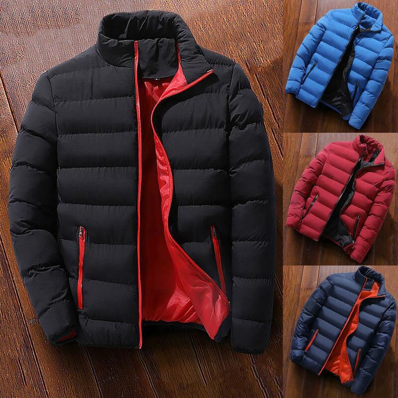 Casual  Down Coat Soft Windbreak Down Jacket Stand Collar Clothes Winter Coat for Work