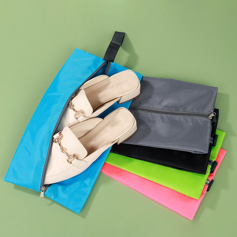 Nowa kolorowa przenośna wodoodporna torba do przechowywania podróżna poliestrowa torba podróżna na obuwie torba akcesoria do obuwia organizator do torby torba na buty
