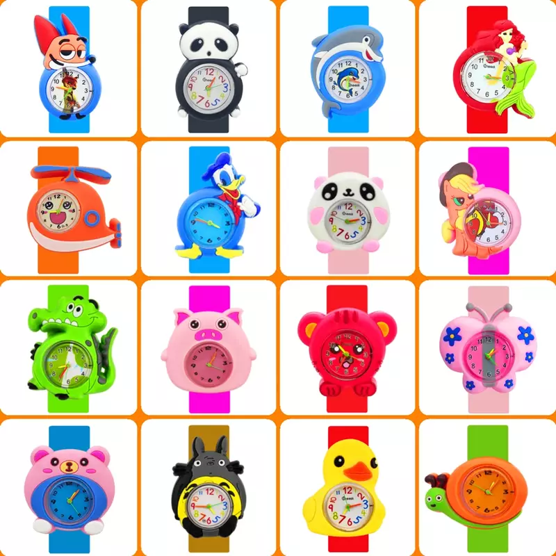 Reloj Infantil de cuarzo para niños y niñas, pulsera Digital, regalo de Navidad