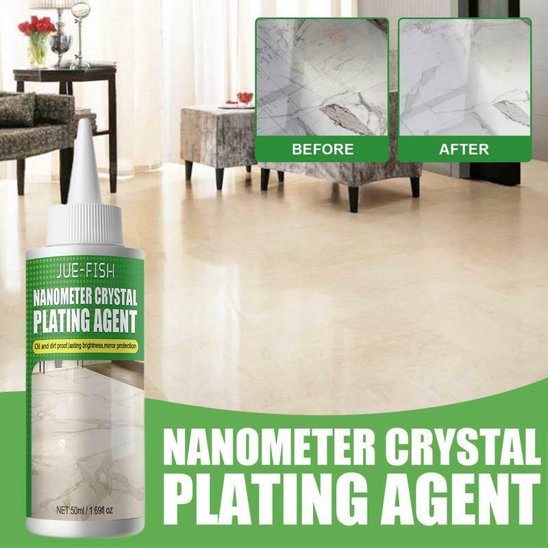 Waterproof Stone Plating Agent, Polimento Solution, Reparação segura, Stain Proof, Melhoria Home, 50ml, 160ml