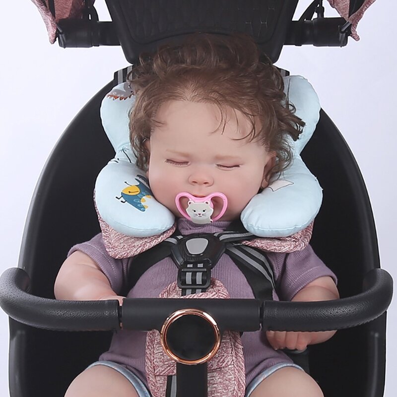Удобная поддержка головы. Удобная хлопчатобумажная подушка с несколькими рисунками для новорожденных.