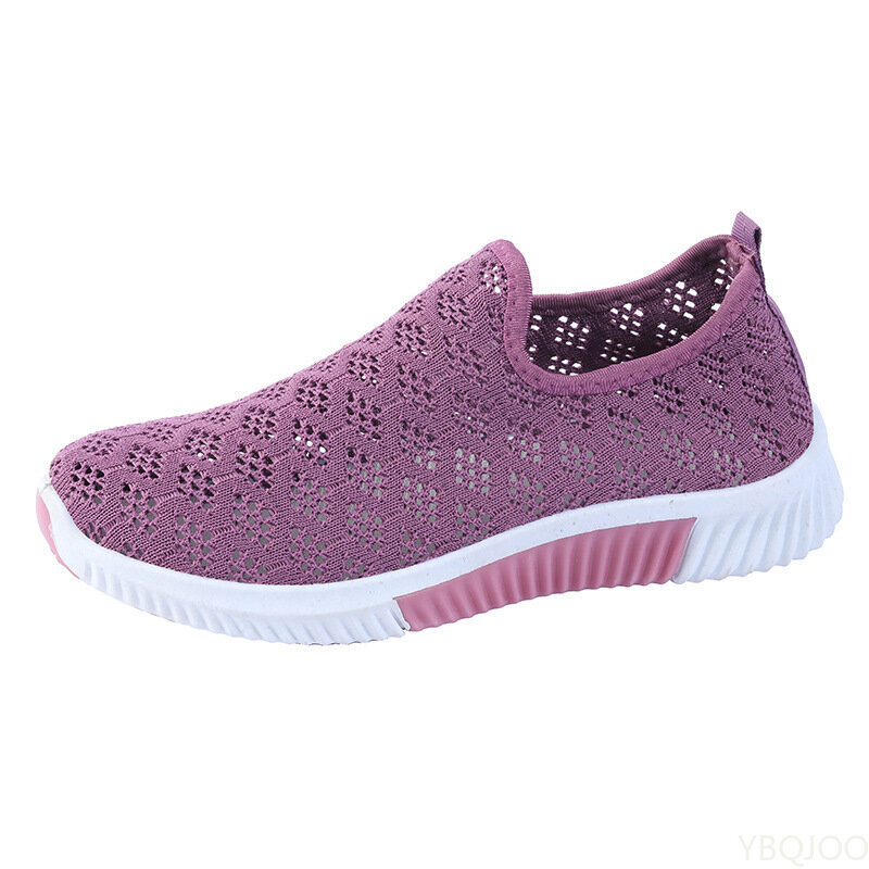 2022 nuove scarpe in Mesh di moda scarpe da donna scarpe sportive in Mesh scarpe traspiranti scarpe da ginnastica Casual suola morbida