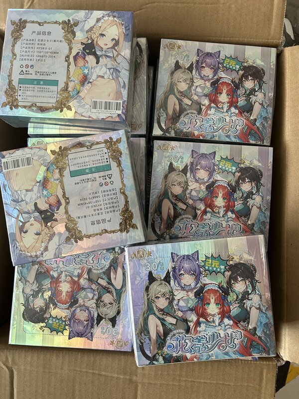 Neue Blumen mädchen 2 Göttin Geschichte Sammlung Karten Booster Box TCG Anime niedlichen Mädchen Bikini Spielkarte Kind Kinder Tisch Spielzeug als Geschenk