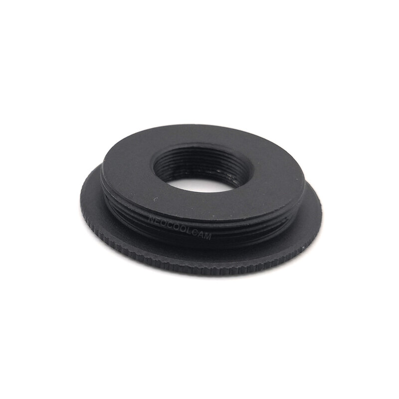 Neocoolcam preto metal m12 para c/cs montagem placa lente conversor adaptador anel para ahd ccd tvi cvi caixa de segurança cctv câmera