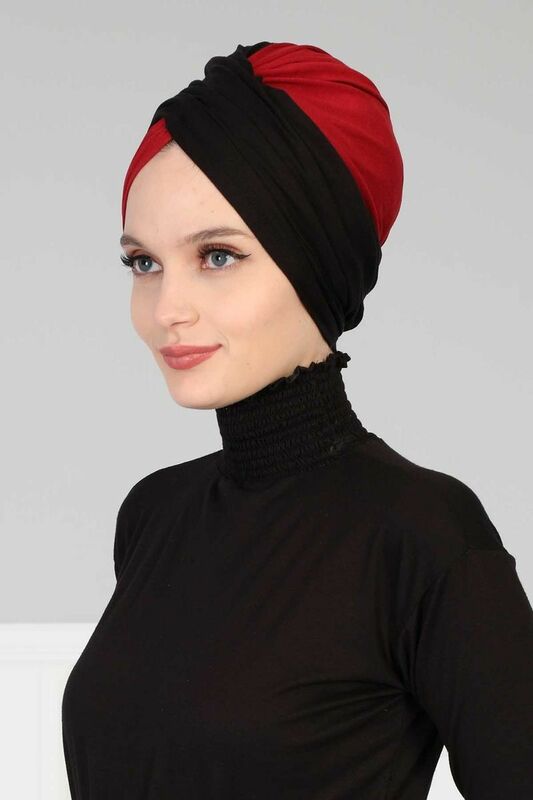 osso hijab duas cores preto
