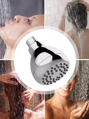 Conjunto de cabeça de chuveiro de parede para banheiro, torneira escondida, cabeça redonda, spray superior, misturador, banho, instalado