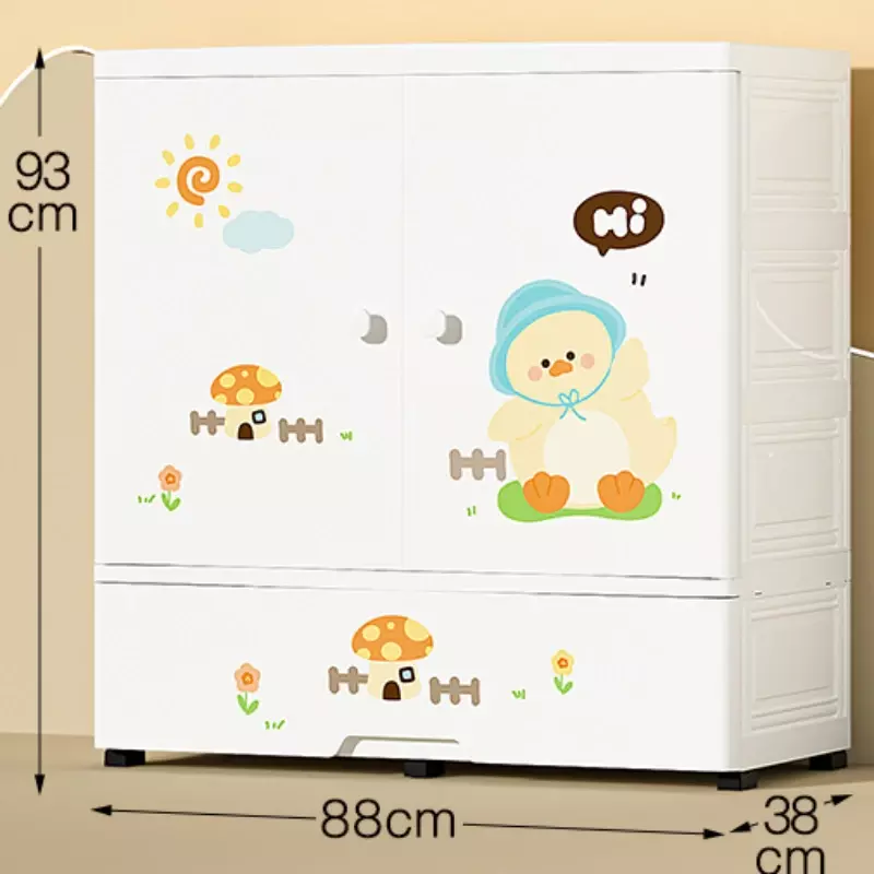 Cute Shelf armadi armadio camera da letto per bambini Baby Storage Organizer appendini comò Meuble De Rangement mobili moderni CY50CW