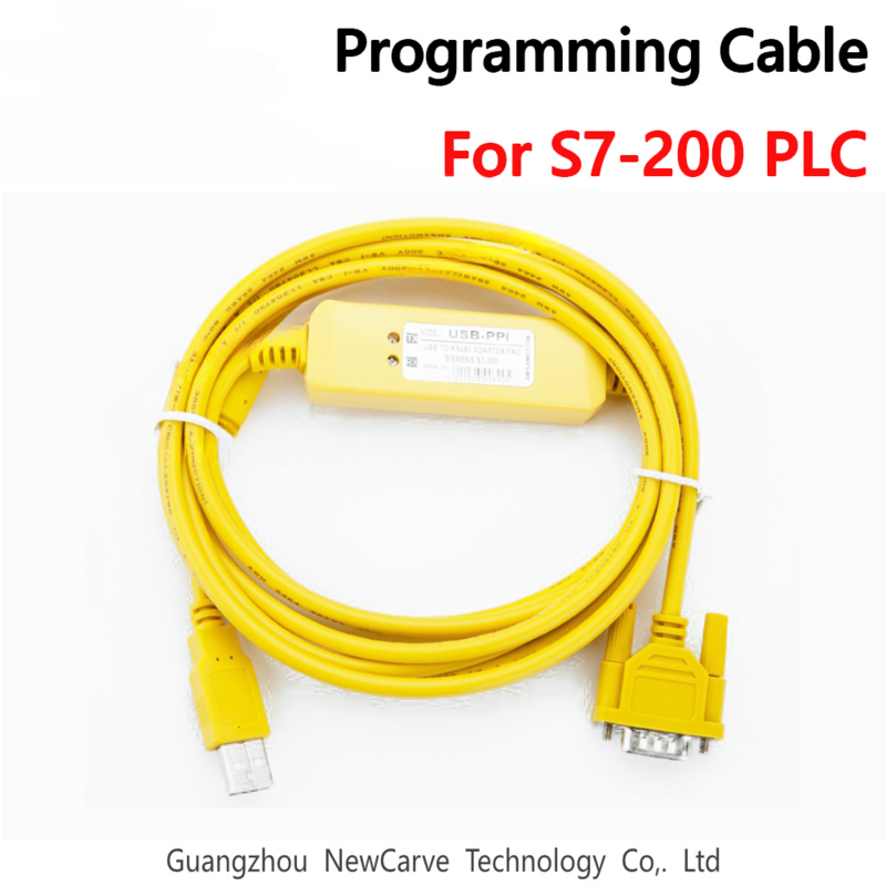 Kabel pemrograman USB-PPI untuk S7-200 PLC kabel Unduh USB ke adaptor RS485