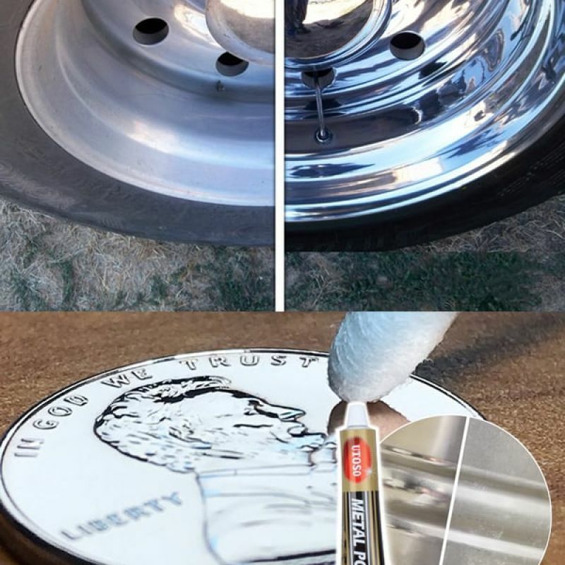 Nowy środek do polerowania piasty samochodowej 50g ostateczny krem do polerowania metalu do miedzi mosiądzu chromowo-srebrne Aluminium