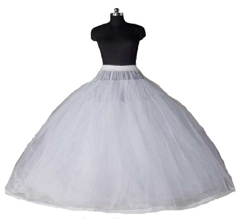 Elastic waistband super puffed 8-layer boneless skirt support wedding dress, seamless fluffy skirt, bride's underskirt