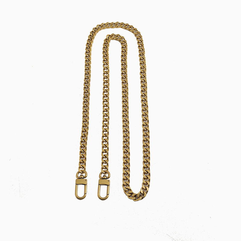 Cadena de bronce para bolso, correa de hombro de transformación, cadena cruzada para mochila, repuesto de Metal, accesorios para bolso