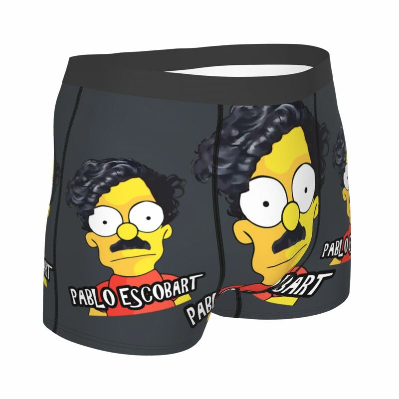 Escobart Man's Printed Boxer Briefs Underwear Highly Breathable Top Quality Gift Idea