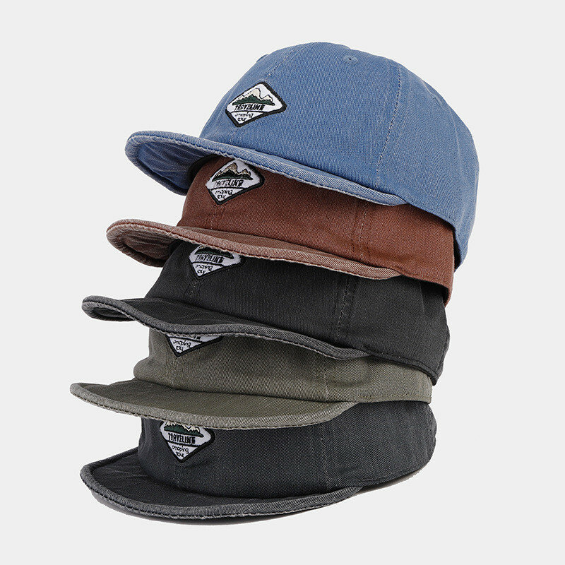 사계절 코튼 레터 자수 카스케트 야구 모자, 조절 가능한 야외 스냅백 모자, 남녀 182