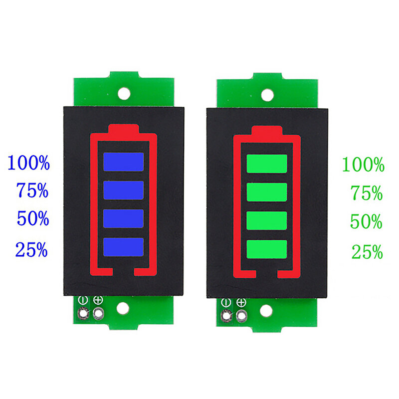 1-8S 1S/2S/3S/4S Single 3.7V Lithium Battery Capacity Indicator Tester 3.7V Display Electric Vehicle Battery Power Tester Li-ion