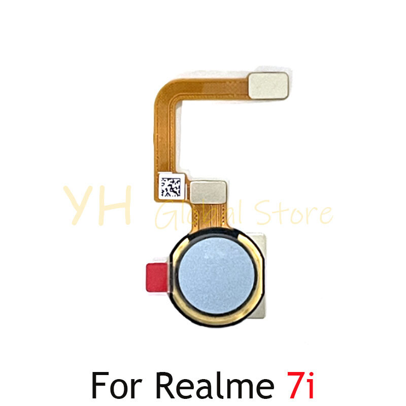 Für Oppo Realme Pro / 7 / 7i Finger abdruck leser Touch-ID-Sensor Rückgabe schlüssel Home-Taste Flex kabel Ersatzteile