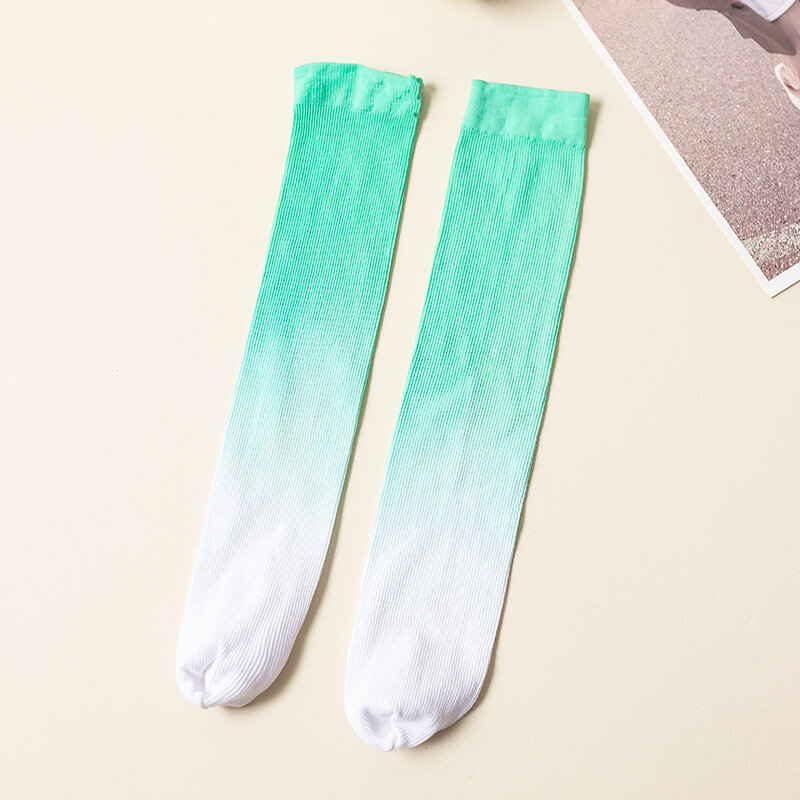 Free Gift Women Calf Socks Tie Dye And Satin Hair Band Send With Order