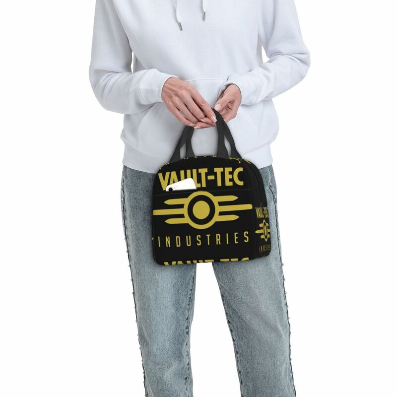 Vault-Tec Prepare For The Future Lunch Bag Insulation Bento Pack Bag Meal Pack Handbag