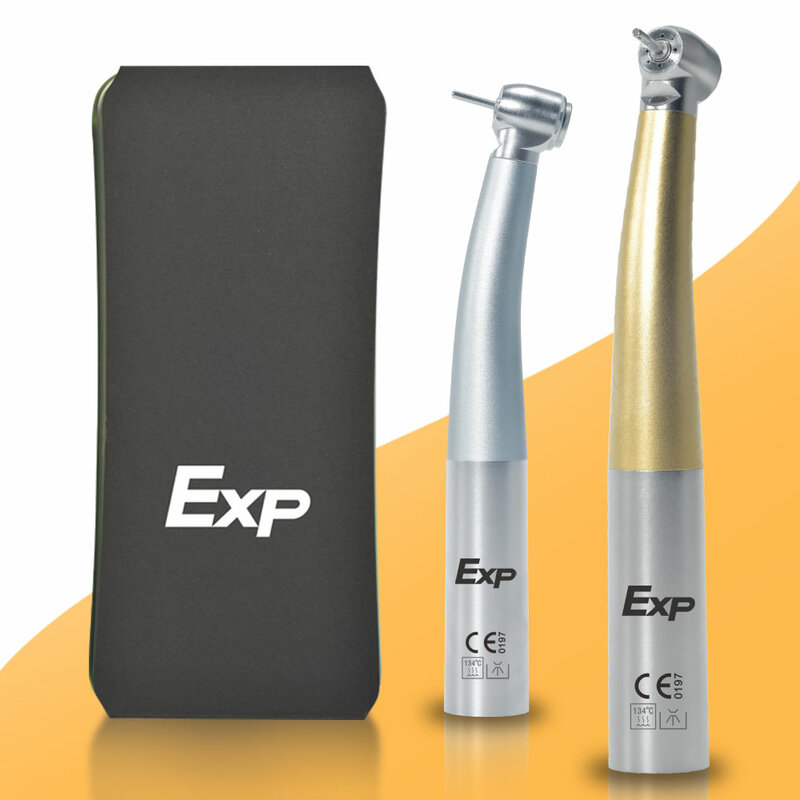 Exp Dental Fiber Optic Handpiece Torque Head Air Turbine Ceramic Bearing Dentist Tool Compatible with KaVo 2/4/6 Hole Connectors