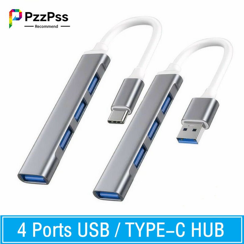 HUB USB C 3.0 tipo C adattatore Splitter Multi USB a 4 porte OTG per HUAWEI Xiaomi Macbook Pro 13 15 accessori per Computer Air Pro PC