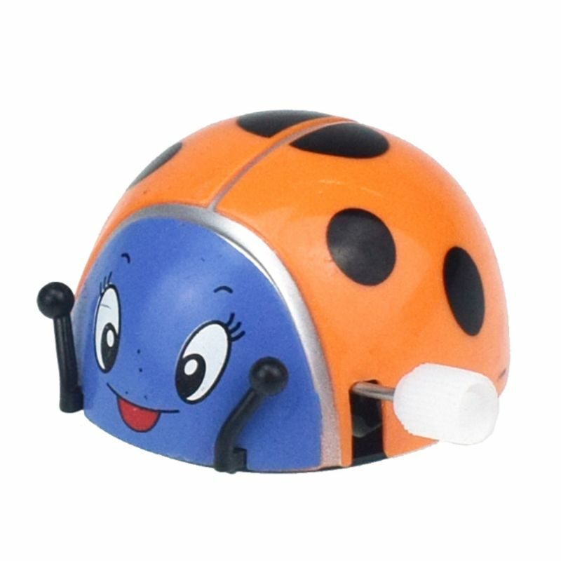 Spring Ladybird Wind Up Somersault Rotation Kids Children Gifts Funny for P