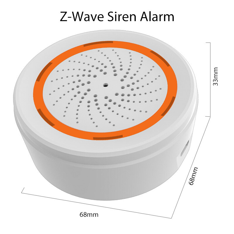 KOOJN Zigbee rilevatore di allarme sonoro e luminoso USB alimentato a batteria WIFI sensore di temperatura e umidità App Graffiti