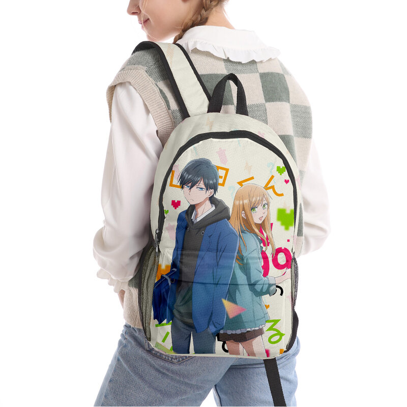 حقيبة ظهر محبة من Yamada at Lv999 Harajuku جديدة أنيمي للكبار للجنسين للأطفال حقيبة ظهر عادية حقيبة ظهر مدرسية للأولاد أنيمي