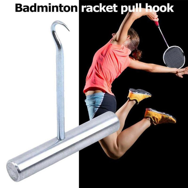 Badminton Racquet Stainless Steel Stringing Gadgets Pull Hook Tennis Sports String Puller Hooks Parts DIY Supplies