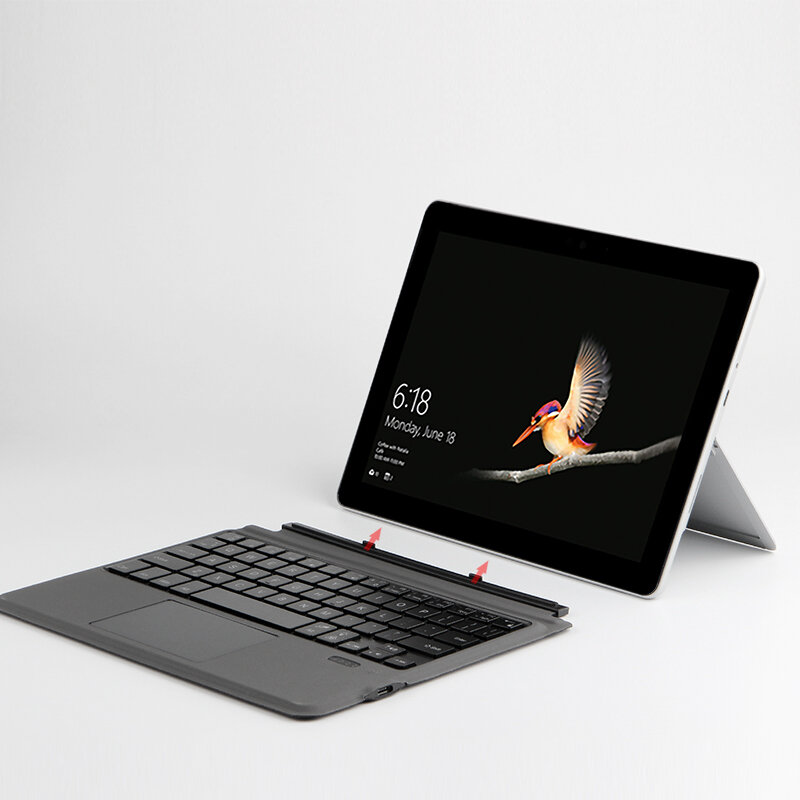 คีย์บอร์ดสำหรับ Microsoft Surface Go 10.1 "GO3 GO2แท็บเล็ตบลูทูธแผ่นครอบแป้นพิมพ์สำหรับ Microsoft Surface GO 2 3 10.5นิ้วแท็บเล็ต PC