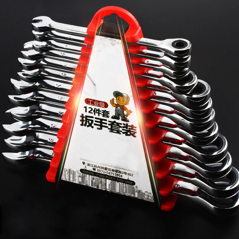 5/6/8/10/12 Slot Wrench Rack Storage Organizer per attrezzi in plastica per chiavi utensili manuali supporto per chiavi da Garage