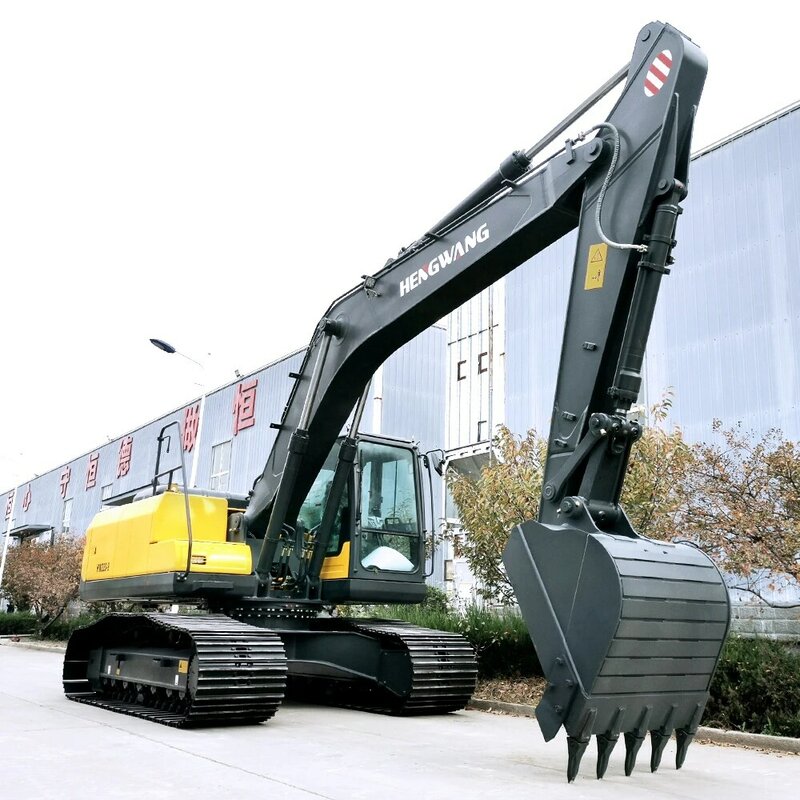 Hengwang-excavadora hidráulica HW220, máquina de construcción con movimiento de tierra, excavadora grande china, 20T, 23T, precio barato