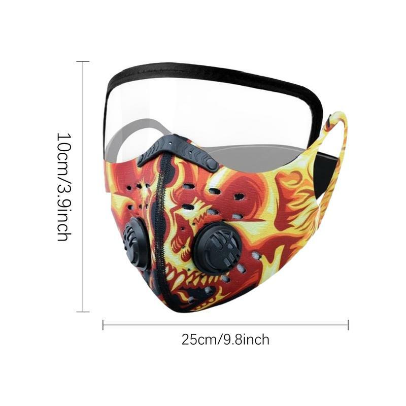 Biker Mask Motorcycle Mask Dustproof Cycling Face Cover Reusable Half Face Shield Windproof Cycling Face Ski Gear Anti-Pollution