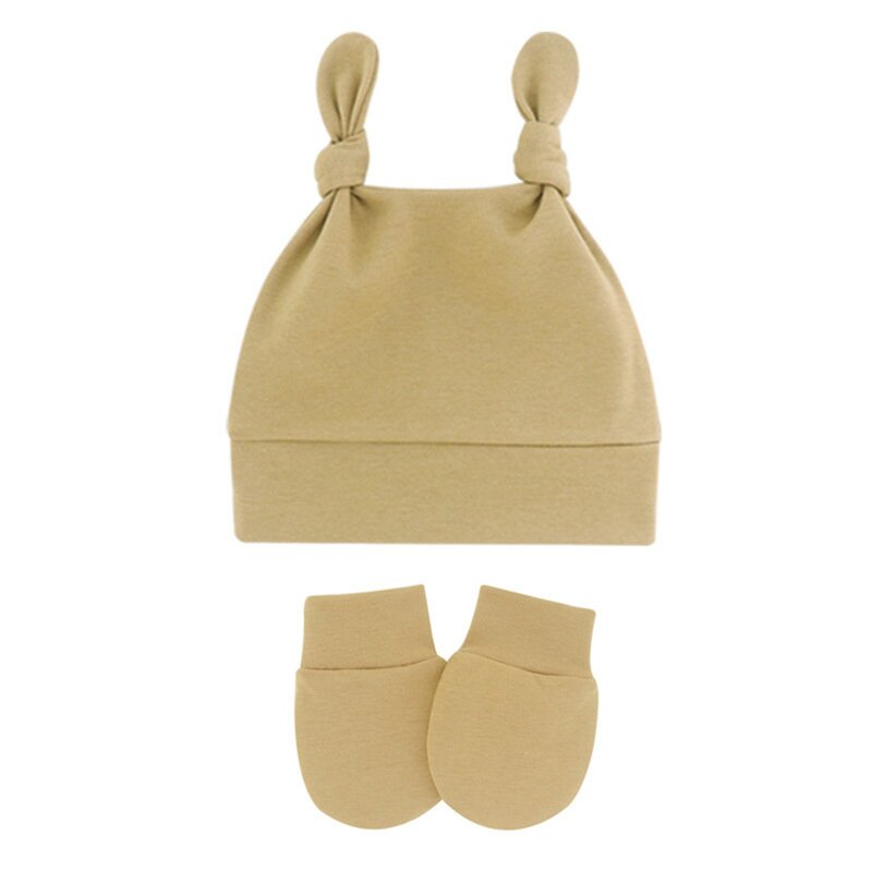 06หมวกถุงมือทารกและเด็กหญิงแบบถักหมวกฤดูใบไม้ร่วงสำหรับเด็กวัยหัดเดินฤดูหนาว