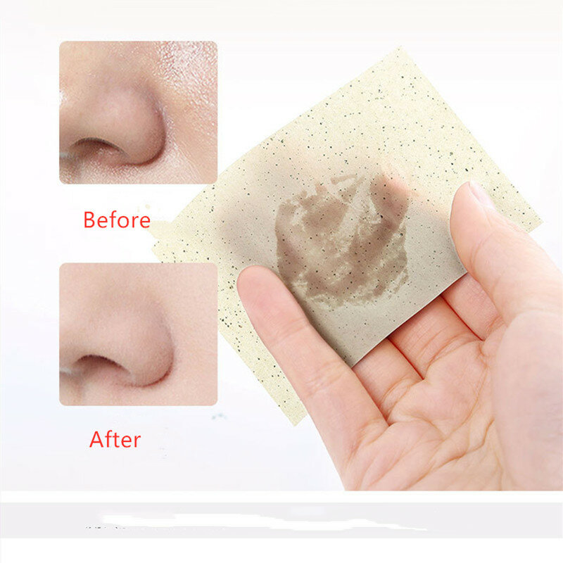 2022 quente protable facial absorvente papel controle de óleo toalhetes chá verde folha de carvão de bambu rosto oleoso matting tecido