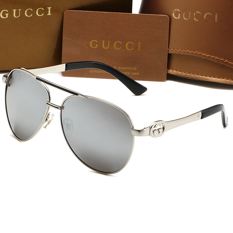 2024 Fashion Sunglasses Men Sun Glasses Women Metal Frame Black Lens Eyewear Driving Goggles UV400 B38