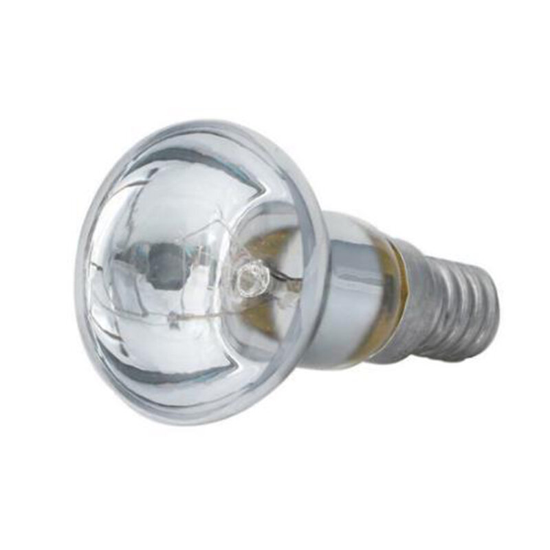 1pc przezroczysta wymiana lampa Lava E14 R39 30W Spotlight śruba W żarówce światło punktowe żarówki akcesoria