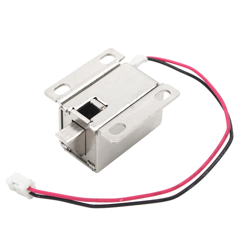 Kontrol akses Solenoid perakitan pelepasan elektrik, gerbang pintu penangkap kunci elektronik 12V/0.43A
