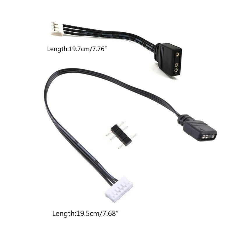Lüfters teuerung 5V 3-polig bis 6-polig 4-polig Übertragungs adapter kabel 5V Argb 3 p bis 4p 6p Controller-Adapter